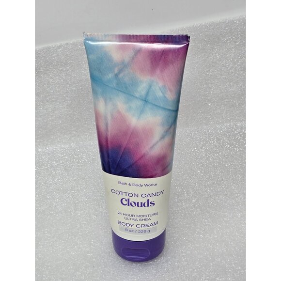 Bath & Body Works Cotton Candy Clouds Body Cream 8Oz 24-Hour Moisture Ultra Shea - Picture 1 of 1